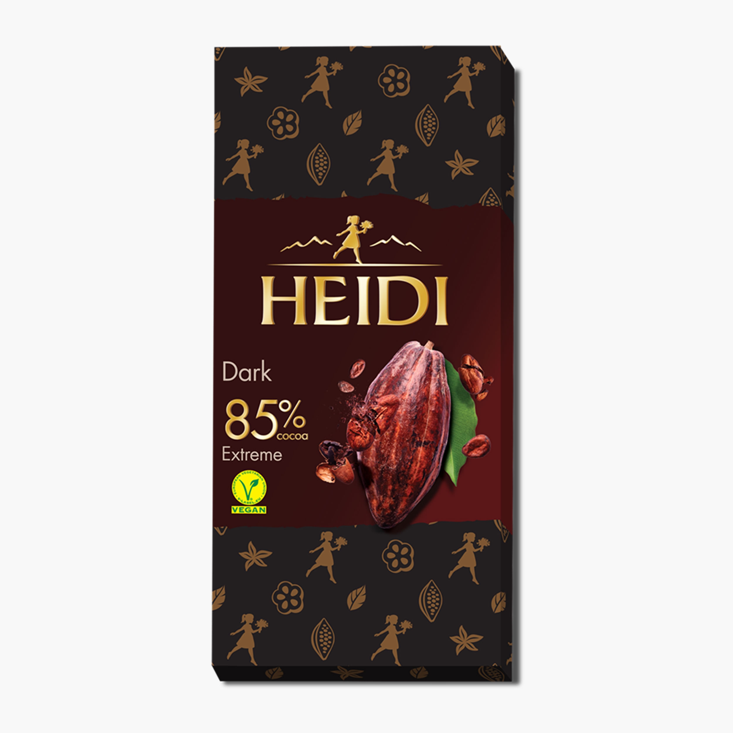 Ciocolată neagră eco 90% cacao, 60g - Prospețime și varietate
