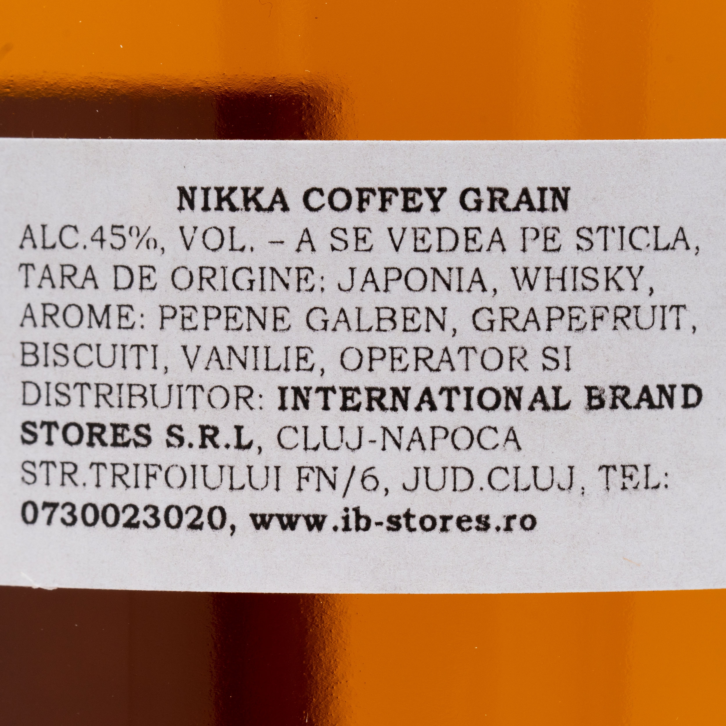 Whisky Coffey Grain, 45%, Japan, 0.7l + cutie - Prospețime și