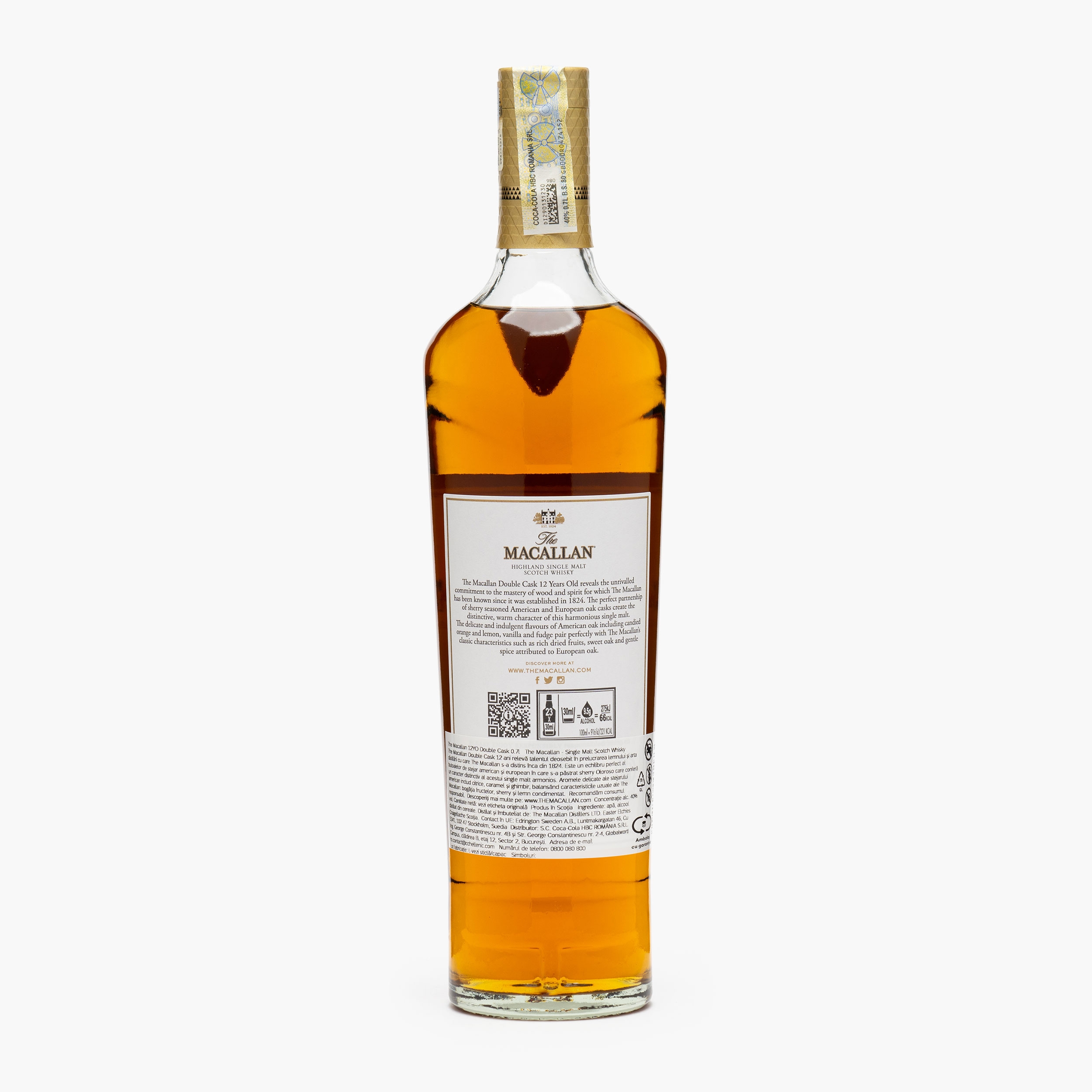 Whisky Double Cask, 12Yo, 40%, 0.7l - Prospețime și varietate