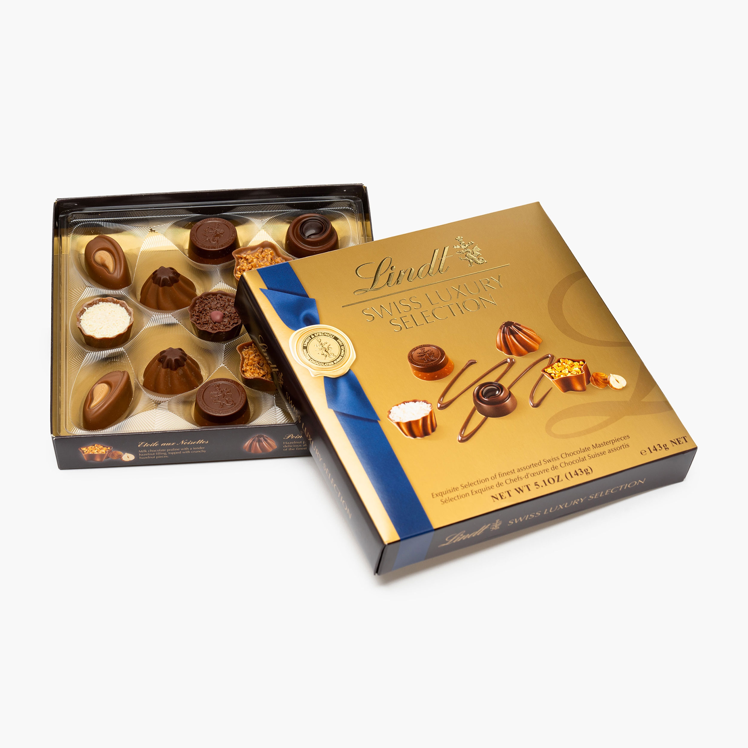 Bomboane de ciocolată cu zmeură și frișcă Lindor 200g - Prospețime