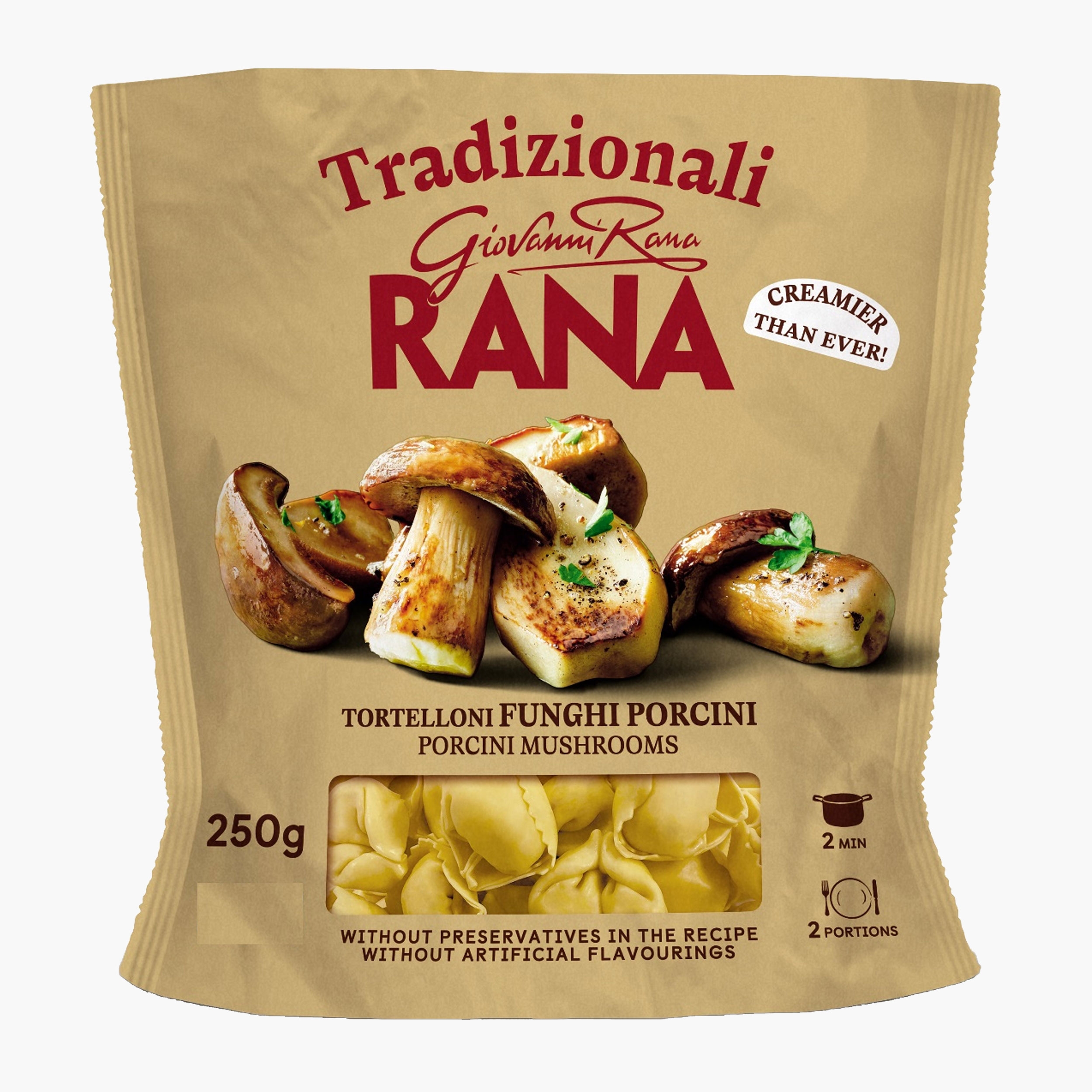 Paste proaspete Ravioli umplute cu parmezan 250g - Prospețime și