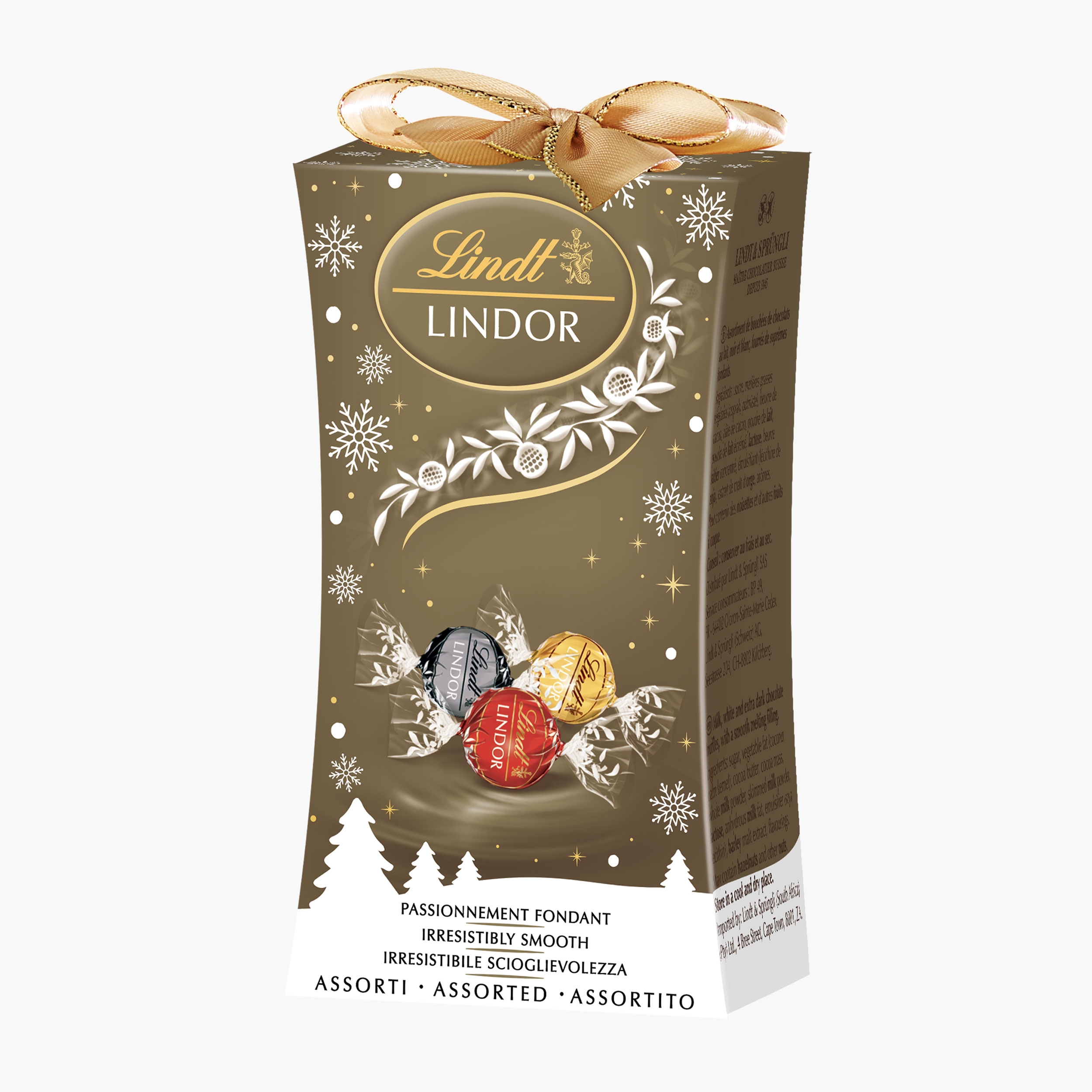 Bomboane asortate Xmas Lindor 75g - Prospețime și varietate