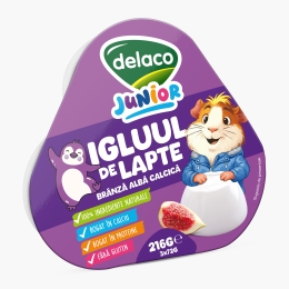 Brânză albă calcică pentru copii Junior 216g