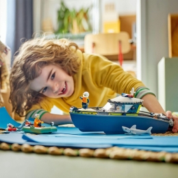 Urmărire cu barca de poliție, 60456 City, 264 piese, +6 ani