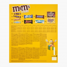 M&M'S - Calendar de Crăciun cu selecții de bomboane 361g