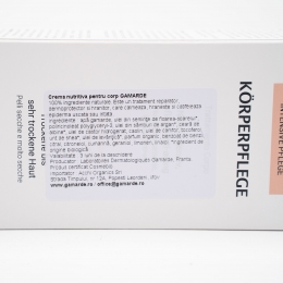 Cremă nutritivă pentru corp, bio 200ml