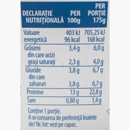 Brânză Cottage cu smântână, 3.4% grăsime, 175g