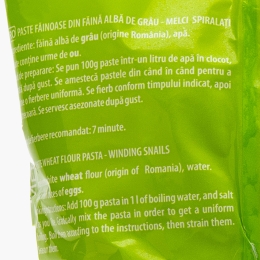 Paste făinoase - melci spiralați 400g