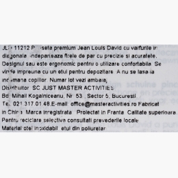 Pensetă profesională cu vârf oblic