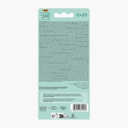 Aparat de ras pentru femei Click Soleil 3 lame Sensitive, 1 mâner + 2 rezerve