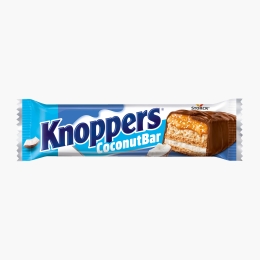 Napolitană cu  cocos, cremă de lapte și ciocolată 40g
