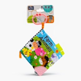 Cărticică interactivă pentru bebeluși, Ferma Animalelor, 0+ luni 