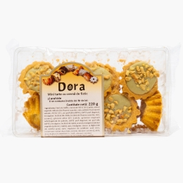 Minitarte cu fistic și arahide 220g