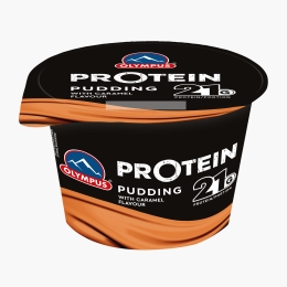 Budincă proteică cu aromă de caramel, fără zahăr adăugat 200g