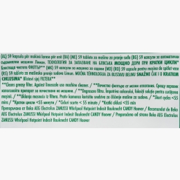 Detergent pentru mașina de spălat vase Platinum Plus 59 spălări