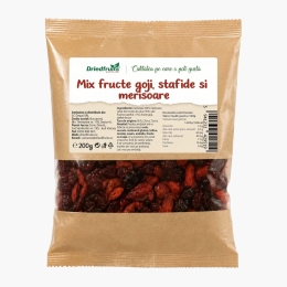 Mix goji, merișoare, stafide 200g