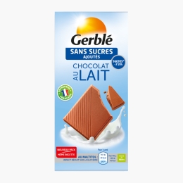 Ciocolată dietetică hipoglucidică cu lapte, fără zahăr 80g