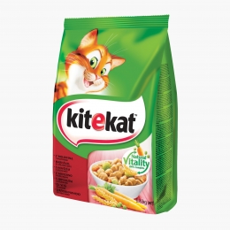 Hrană uscată pentru pisici adulte, 1.8kg, cu vită și legume