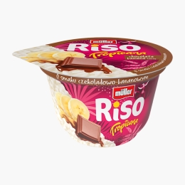 Orez cu lapte cu gust de ciocolată și banane 175g