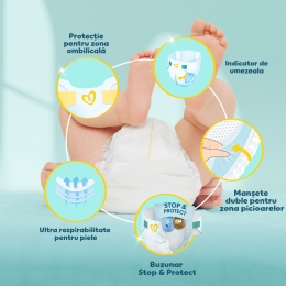 Scutece Premium Care Jumbo Pack Mărimea 3, 6-10kg, 78 buc