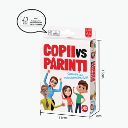 Joc de cărți "Copii vs Părinți" (Ro)