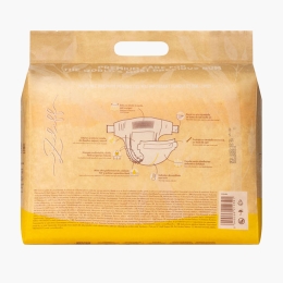Scutece cu arici din bambus mărimea 5, 13-18kg, 26 buc