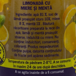 Limonadă cu miere și mentă 1l
