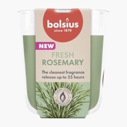 Lumânare parfumată în pahar - rozmarin