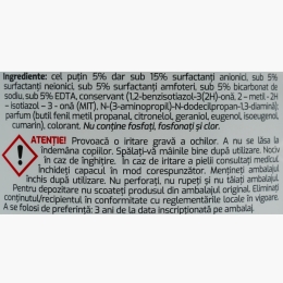 Detergent lichid pentru rufe, cu bicarbonat de sodiu, Zori de zi, 1.5l