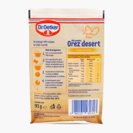 Mix pentru orez desert cu gust de lămâie, 93g