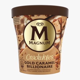 Înghețată Crackables Gold Caramel Billionaire, 440ml (303g)