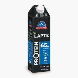 Lapte high protein, fără lactoză, 1.7% grăsime, 1l