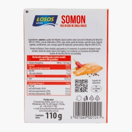 Somon file în sos de chili dulce 110g
