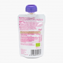 Piure de piersică, măr și mango eco 100g