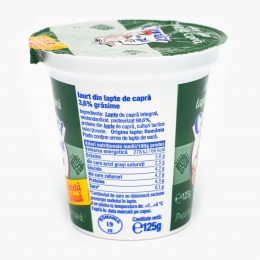 Iaurt din lapte de capră 3,6% grăsime 125g