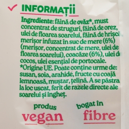 Biscuiți cu merișor și coacăze, fără zahăr adăugat 100g