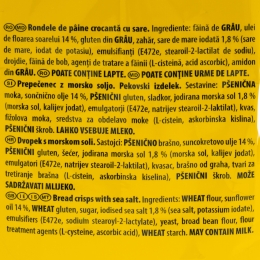 Rondele Bake Rolls cu sare 80g