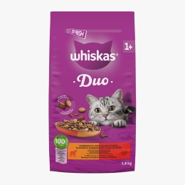 Hrană uscată pentru pisici adulte, 1.4kg, cu miel și curcan
