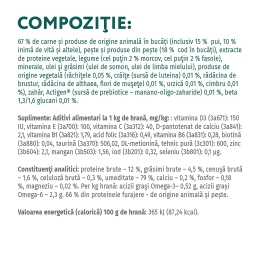 Hrană umedă pentru pisici adulte 85g, cod și legume în jeleu