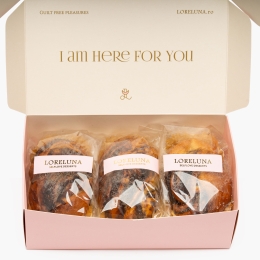 Baby babka cu ciocolată - cutie cadou 420g (3x140g)