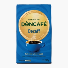 Decaff 250g, cafea decofeinizată prăjită și măcinată