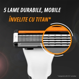 Aparat de ras Hybrid Flex5 + 2 rezerve