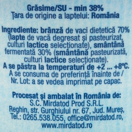 Brânză Făgăraș de Ibănești 8% grăsime 185g