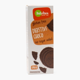 Biscuiți digestivi cu cacao, fără zahăr adăugat și fără gluten 175g