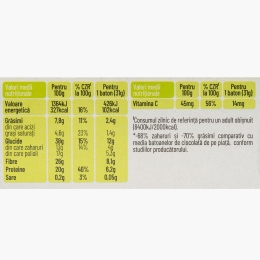 Batoane cu ciocolată și zmeură 2x31g
