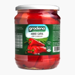 Ardei capia copt și decojit 680g