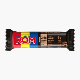 Baton proteic cu ciocolată, cremă de rom și cafea 41g
