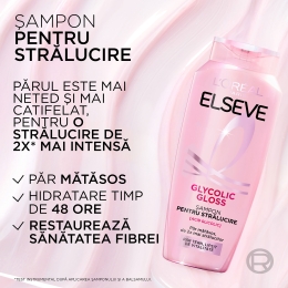Șampon pentru strălucirea părului Glycolic Gloss 400ml