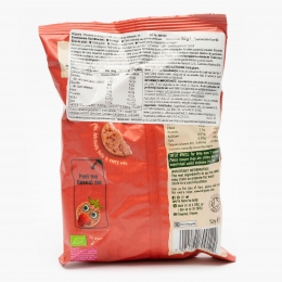 Rondele eco din orez cu căpșuni, 7+ luni, 50g