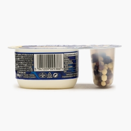 Iaurt Cremosso Duo 6.3% grăsime, cu biluțe de cereale în ciocolată 100g